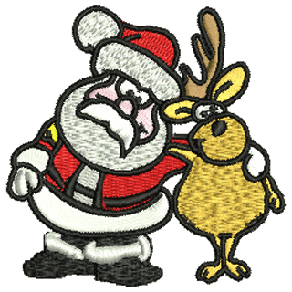 Santa Reindeer 11463