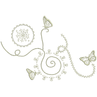 Butterflies Pattern 12001