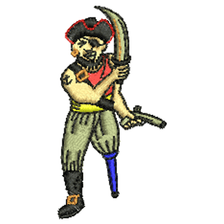 Peg Leg Pirate 10831