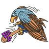 Eagle with Guitar 12347
