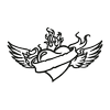 Heart with Scroll 12737