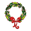 Holly Wreath 13896
