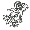 Pigeon Outline 12175
