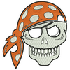 Pirate Skull 11617