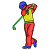 Golfer 10994