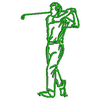 Golfer 11066