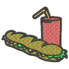 Sandwich and Drink 10102